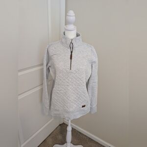 LL Bean Quilted Quarter Zip